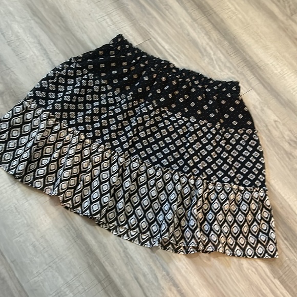 LOFT Patchwork Tiered Pull On Skirt NWT - Picture 5 of 6